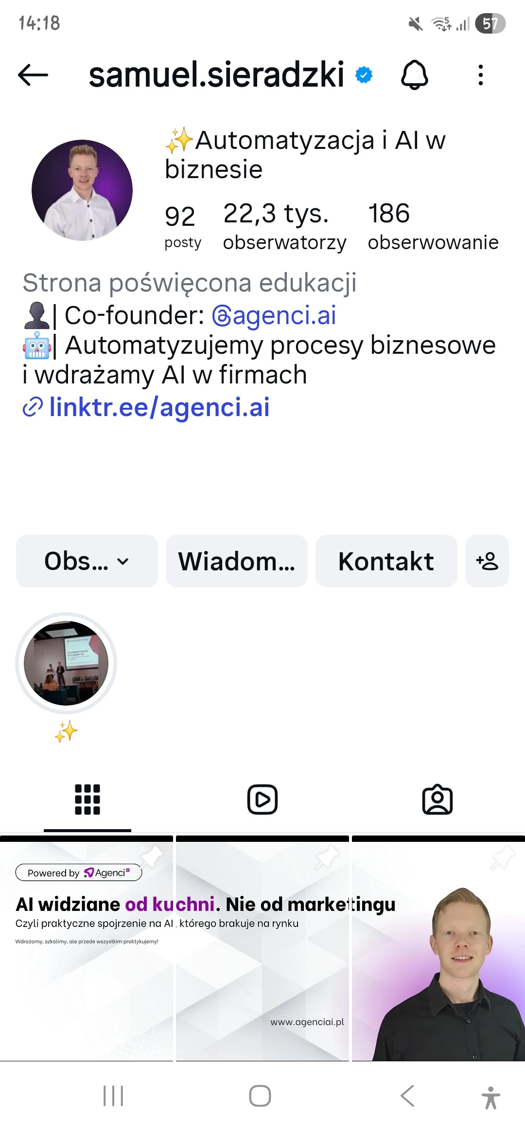 Profil Samuel Sieradzki